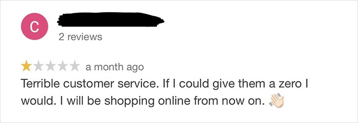 Shop Owner Pens A Mic-Drop Reply After A Customer Who Wouldn't Wear A Mask Properly Left Them A 1-Star Review