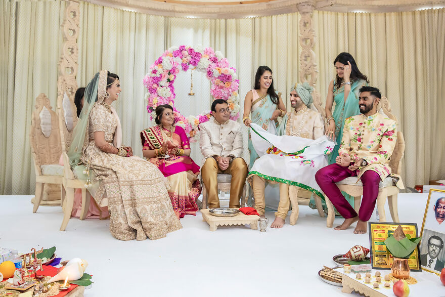 Aneeka And Jaisal Celebrate Their Gujarati Hindu Wedding At Hilton Syon Park