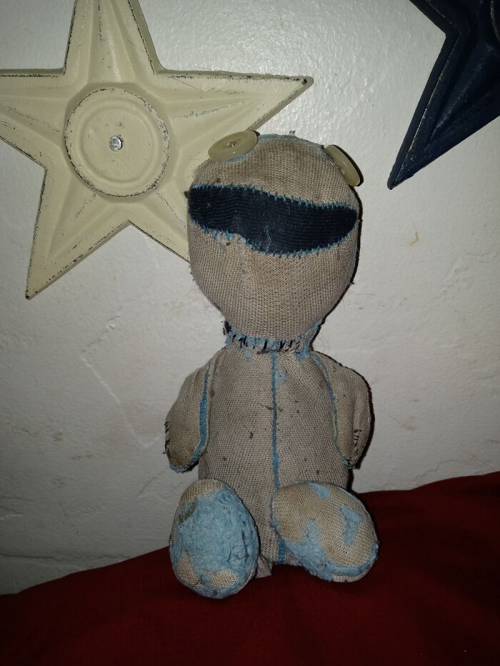 This Is A Cookie Monster. I Got Him When I Was 6 Months Old, About 34 1/2 Years Ago. Very Loved