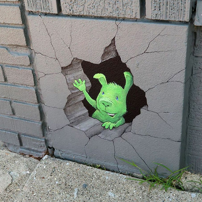 30 Street Art Pieces That Feature Adventures Of Quirky Characters By This Artist (New Pics)