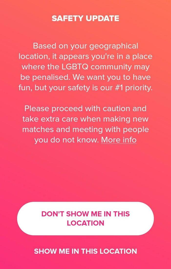 Tinder Is Having Your Back When The Government Doesn’t