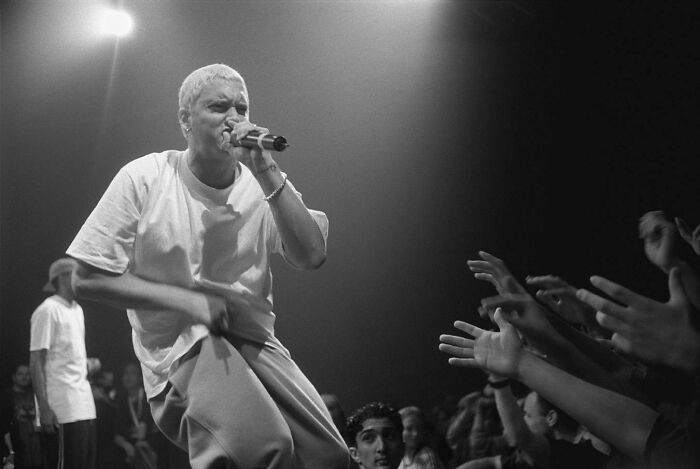 Til About Debbie Mathers, Eminem's Mom Who Not Only Tried To Sue Him For 10 Million Dollars In A "Slander" Suit, But Also Released A Set Of Diss Tracks With Two Unknown Rappers To Get Back At Eminem For The Things He Said About Her. She Lost The Suit And Em Released Even More Songs About Her Abuse.
