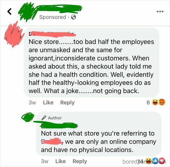 Guy Leaves A Bad Review For A Shop He Was Never Even At