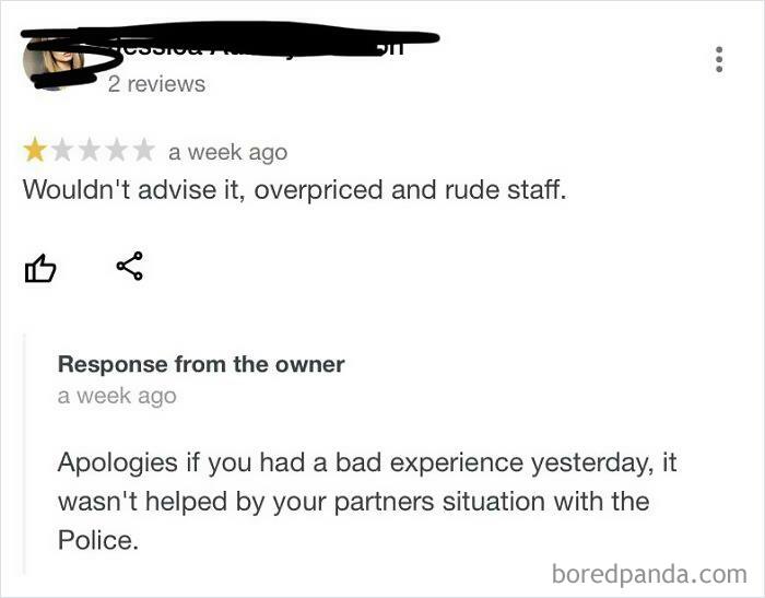 Boyfriends Steals £hundreds From Store, Goes Next Day, Gets Nicked So Girlfriend Sends 1-Star Review. As You Do