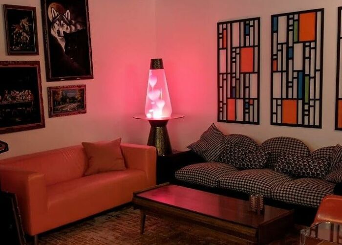 Oversized Things- I Have One! Our "Colossus" Lava Lamp, Got It On Facebook A Few Years Ago. It Is 4 Feet Tall