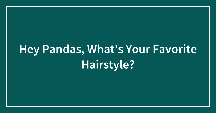 Hey Pandas, What’s Your Favorite Hairstyle? (Closed)