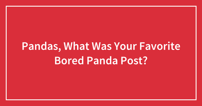 Pandas, What Was Your Favorite Bored Panda Post? (Closed)