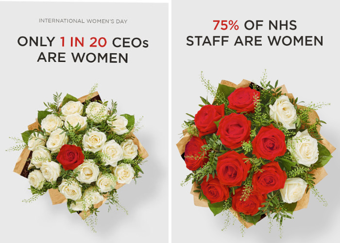 Flower Company Highlights Gender Inequality With New Bouquets
