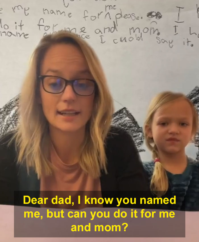 5 Y.O. Girl Wrote Parents A Persuasive Letter Demanding They Change Her Name