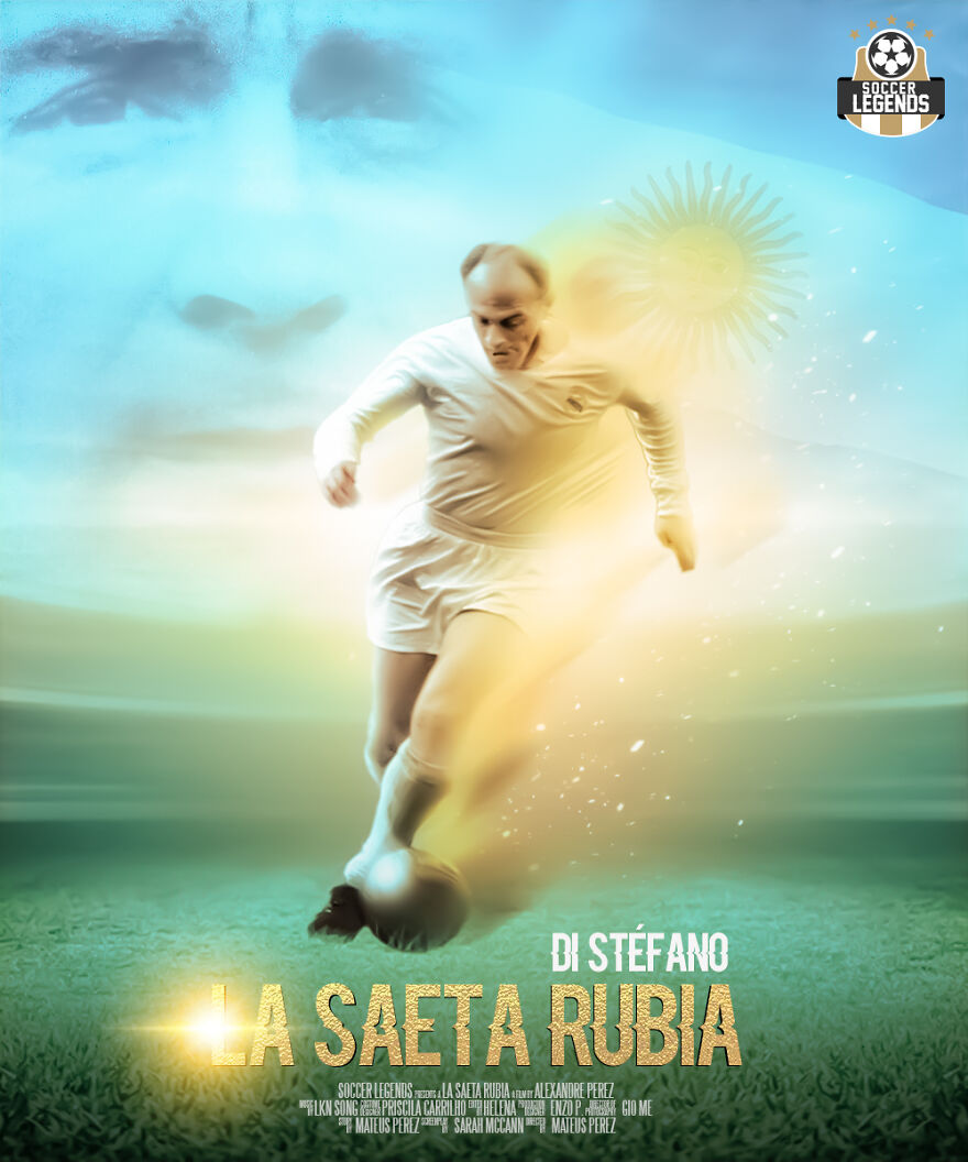 I Created 40 Posters For Legendary Soccer Players