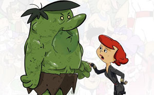UK Illustrator Made These Mashups Of Marvel And Hanna-Barbera Characters (17 Pics)