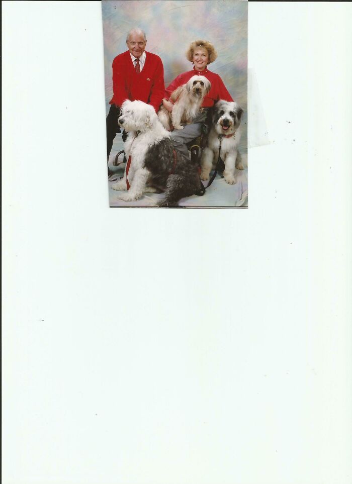 My Late Husband & I Sent "Our Pets" Xmas Cards Each Year. This Was Our Last One Before Bob Passed In 2004.