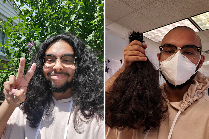 Last Month I Donated All Of My Hair To Charity. They Were Able To Make 2 Wigs Out Of The Amount Of Hair