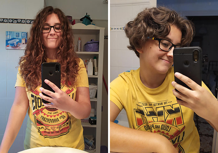 I Donated 30 cm/12 Inches Of Curls, After Waiting For Three Years. Very Happy Of How It Looks