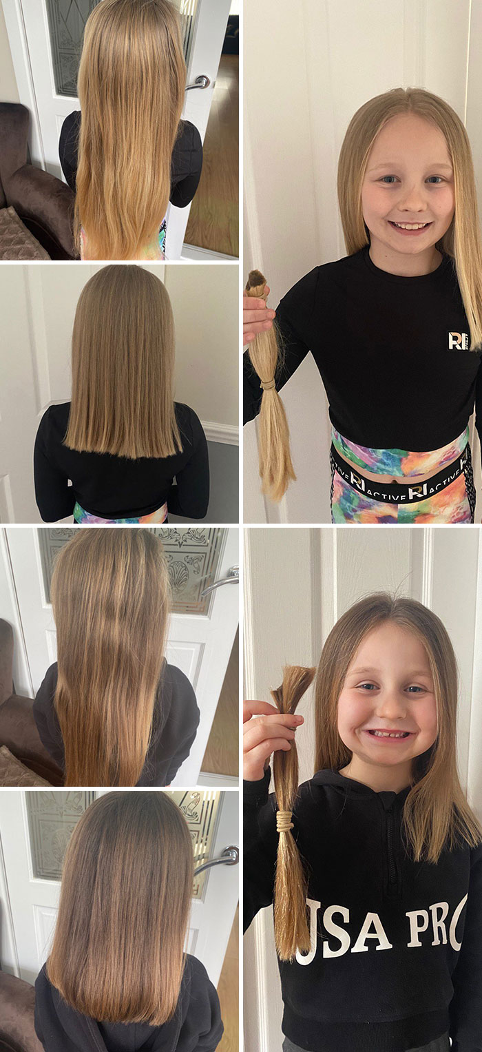 So Proud Of Ava & Sienna Today. They Have Had Their Hair Cut & Are Donating It To The Little Princess Trust