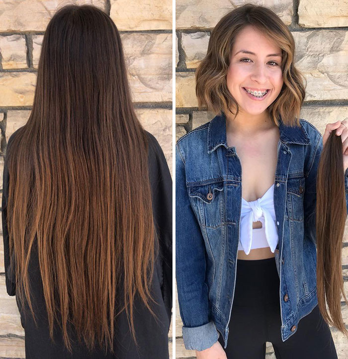 Donated Close To 26 Inches Yesterday To A Non Profit Company That Makes Wigs For Children