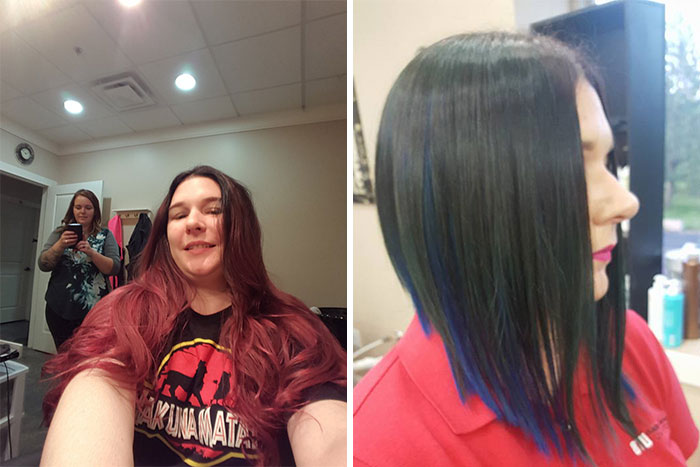 Update: I Donated 15" Of Hair And Went With A Blue Bob