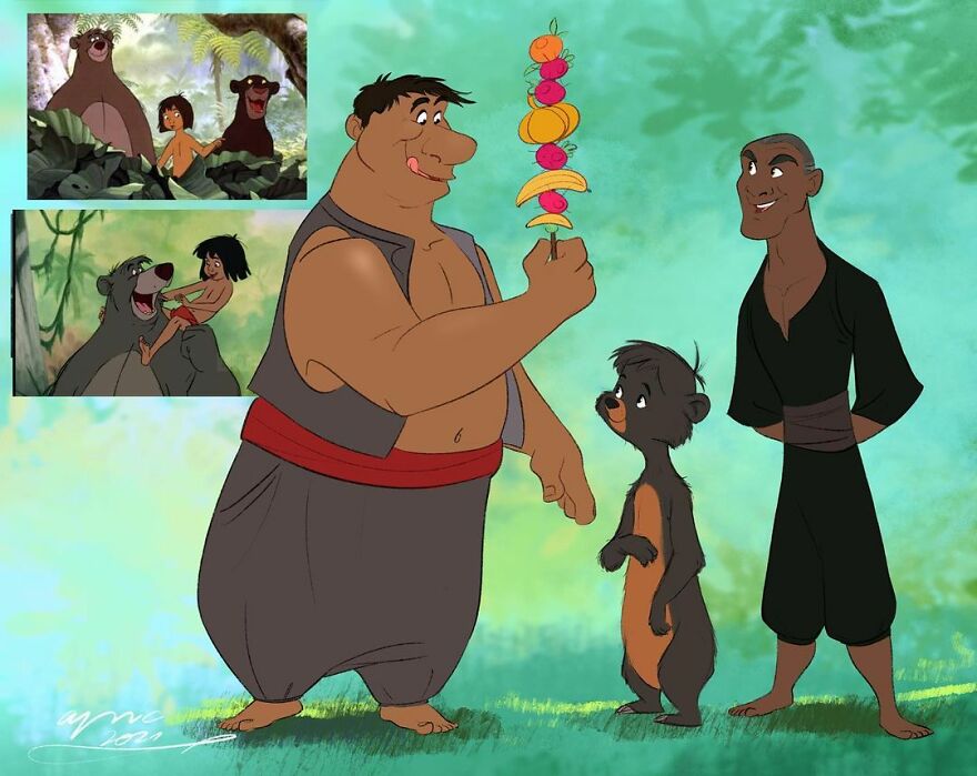 Balu, Bagheera & Mowgli