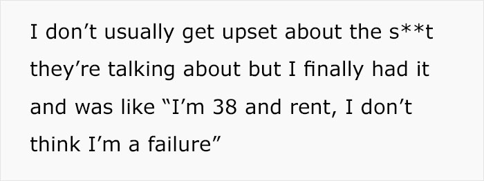 Arrogant Colleagues Call Those Who Rent In Their 30s 'Failures', So This Person Made Things Awkward By Calling Them Out