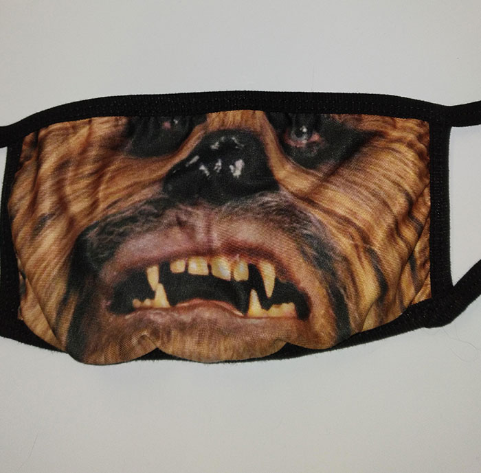 This Chewbacca Face Mask - With Eyes