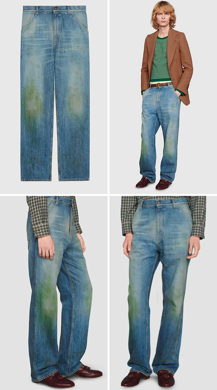 Gucci Sells Jeans With Fake Grass Stains
