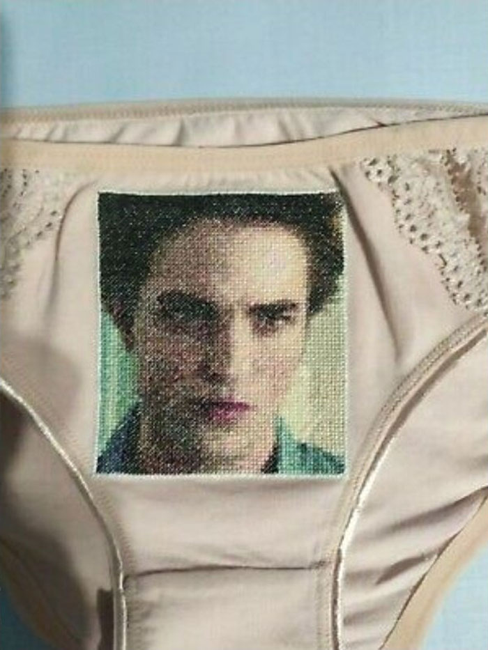 Underwear With Edward Cullen's Face On It For The Purest Twilight Fans