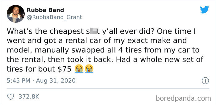 Swap Out Tires From A Rental Car