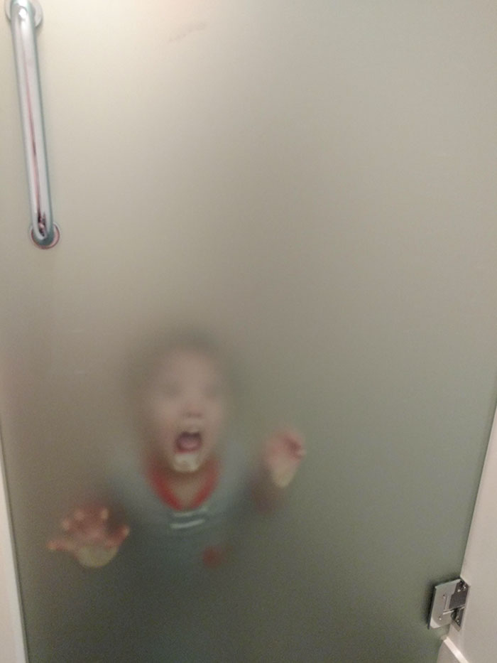 I Sat On The Toilet, Closed The Door, And My 2-Year-Old Decided I Wasn't Pooping Myself Fast Enough