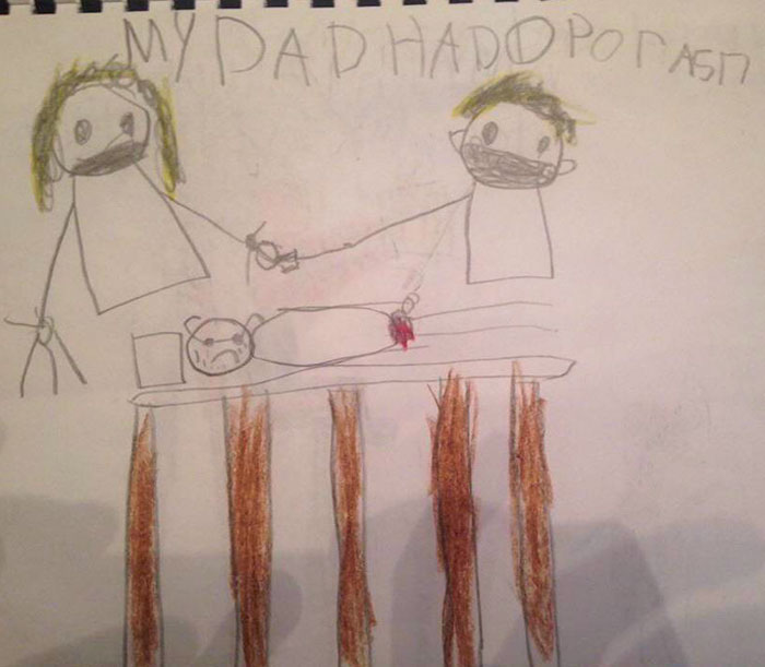 I Drew My Dad’s Vasectomy In My Kindergarten Journal