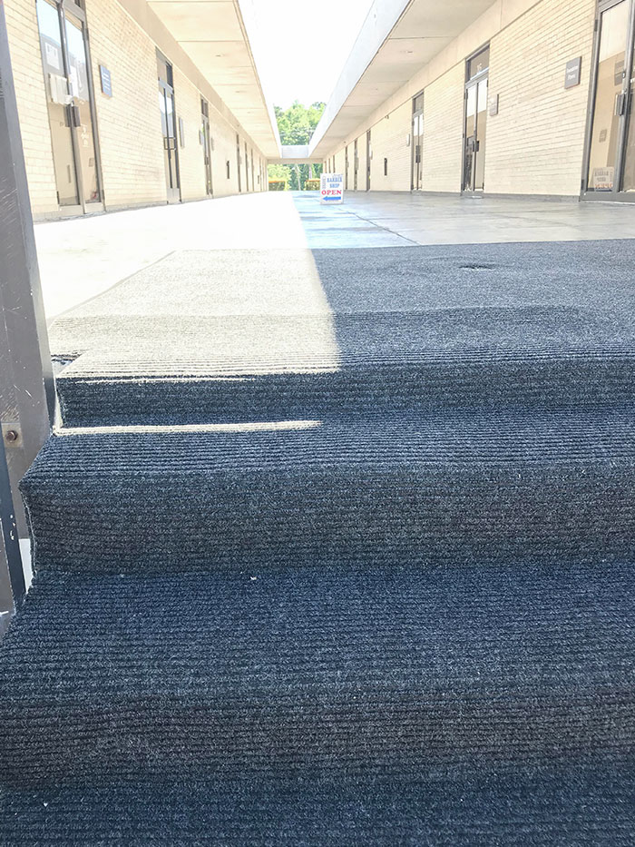 This Top Step I Almost Tripped On While Heading Down