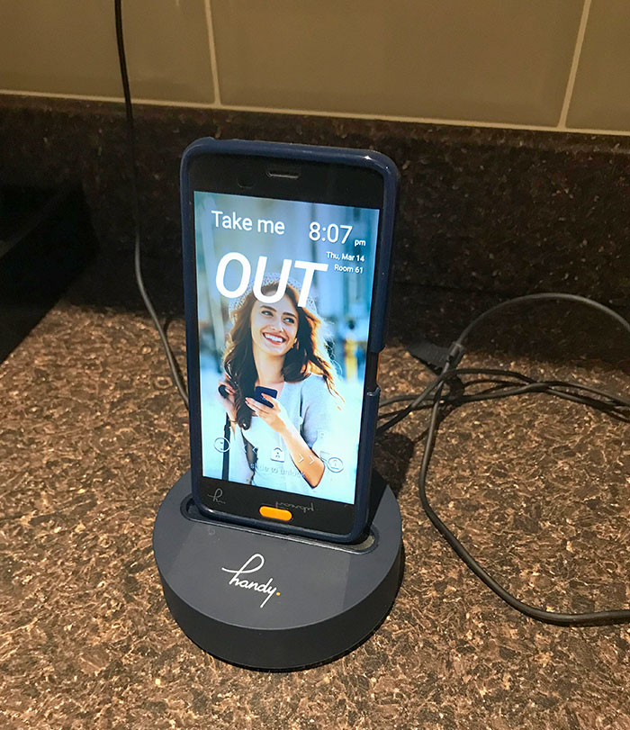 This Hotel I’m Staying At Provides A Phone That You Can Take Out With You. It Has Unlimited Mobile Data As Well As Free Calls