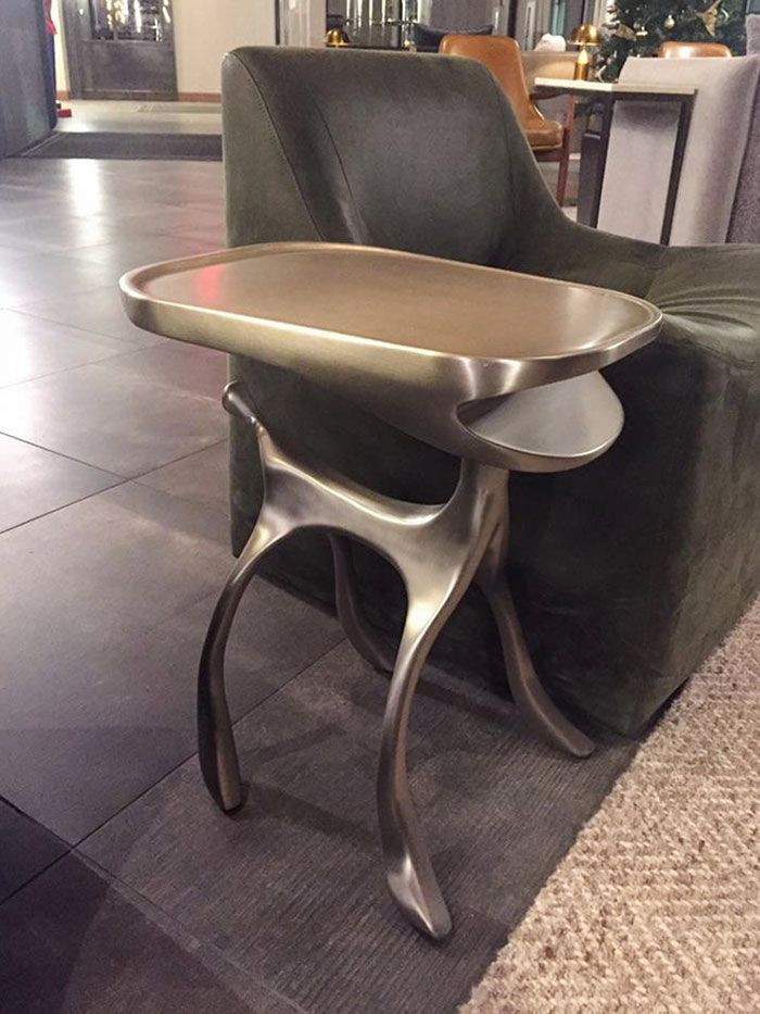 This Strange Alien Dog Table At The Hotel I Work At