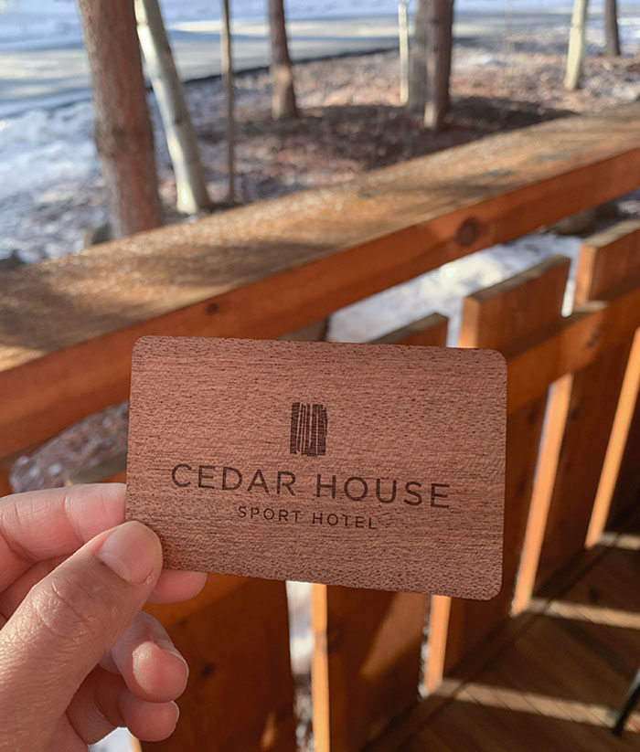 Our Hotel Keycard Is Wooden Not Plastic