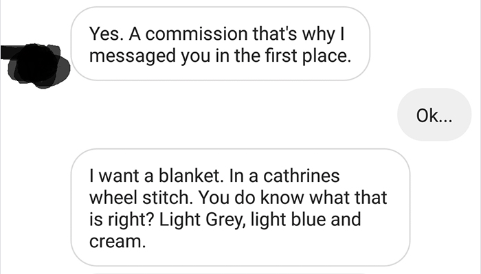 Person Shares How She Shut Down This Annoying Choosing Beggar Who Wanted To Pay $15 For A $400 Blanket