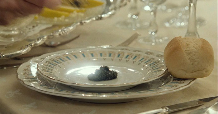 During Dinner The Actors Were Served Real Beluga Caviar