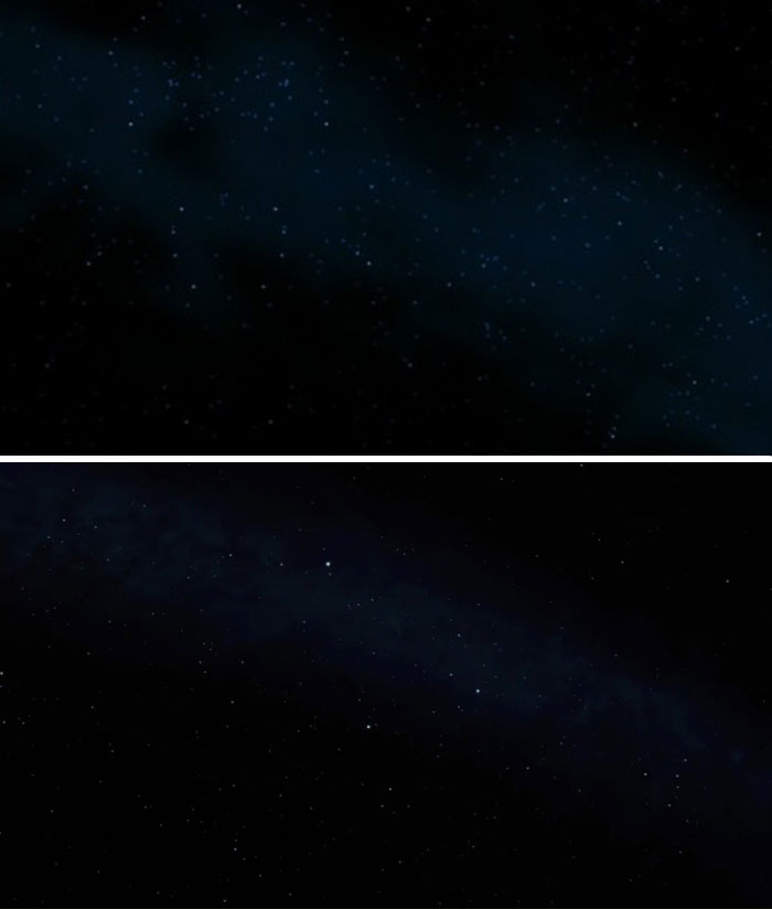 The Night Sky Was Depicted Incorrectly In The Original Release And It Was Changed In The 2012 Re-release