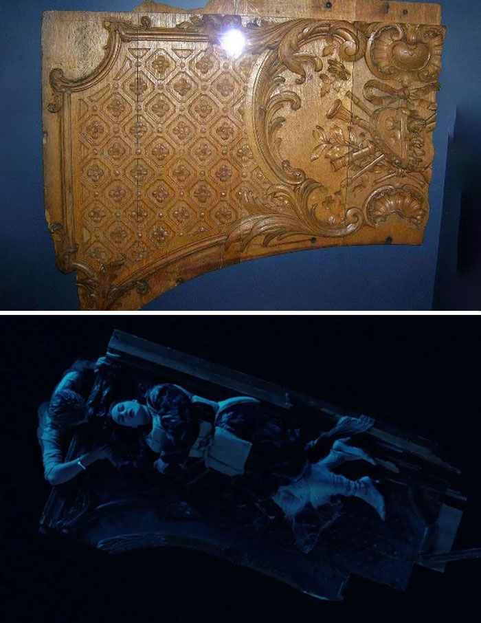 The Piece Of Wood On Wich Rose Was Floating Is Based On An Artifact Found In The Real Ship's Wreckage