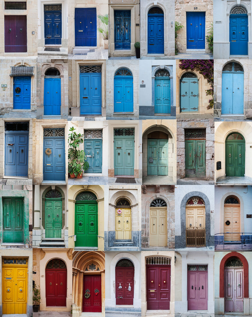 I Photographed Beautiful Colorful Places In The World And I Made A Collages Of Them (6 Pics)