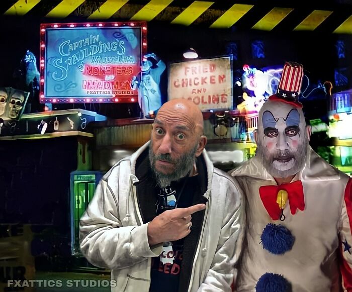 Captain Spaulding And Sid Haig From "House Of 1000 Corpses"
