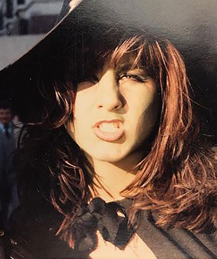 Jennifer Aniston Dressed As A Witch For Halloween In Circa 1986