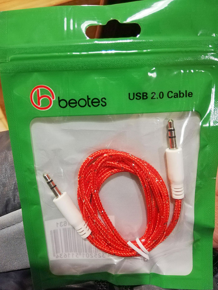 The USB Cable I Ordered Arrived Today