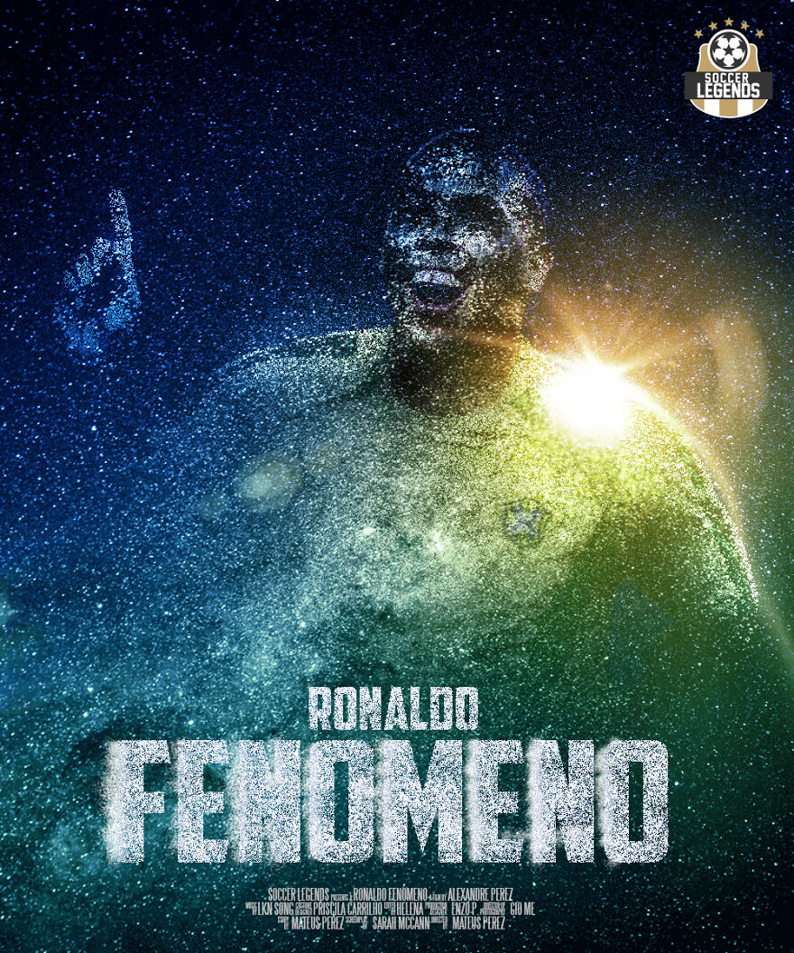 I Created 40 Posters For Legendary Soccer Players