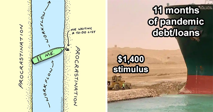 People Are Cracking Up At These 30 Memes About The Ship Stuck In The Suez Canal