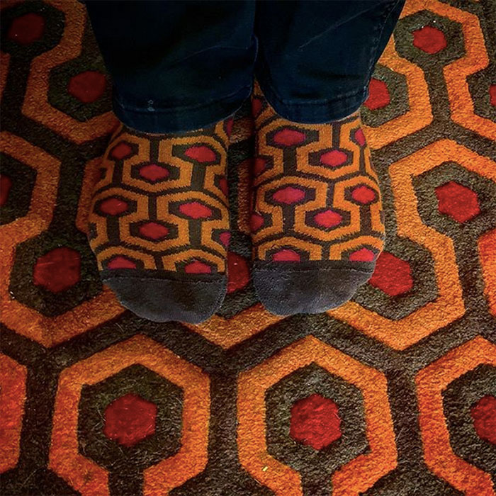 The Way These Socks Match The Carpet