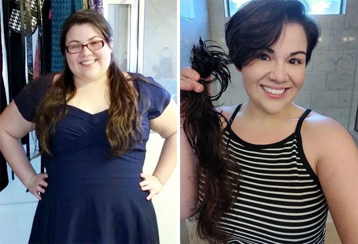 235>165=70 Lbs Lost. I Have Used My Long Hair As A Safety Blanket To Hide Behind For As Long As I Can Remember. I Decided To Not Hide Anymore