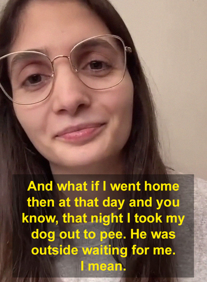 Woman Realizes A Guy Is Taking A Pic Of Her Address On Her Dog's Collar, Not Her Dog, Shares How Her Quick Thinking Saved Her