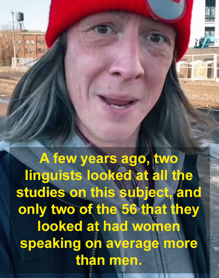 Guy Shatters A Popular Myth That Women Speak More Words Per Day Than Men, Explains How It Was Created
