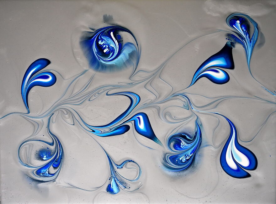 Painting With Marbles And Glove ~ Acrylic Pour Painting ~ Fluid Art Tutorial ~ Art Video