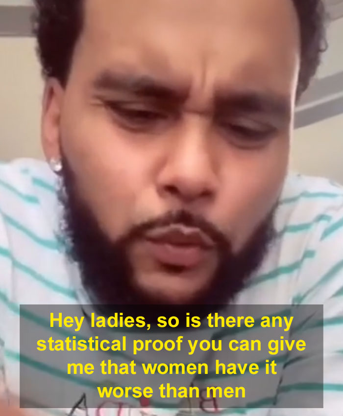 A Video Of A Man Sharing Some Hard-To-Believe Statistics Showing How The World Is Unfair To Women Goes Viral With 2.4M Likes