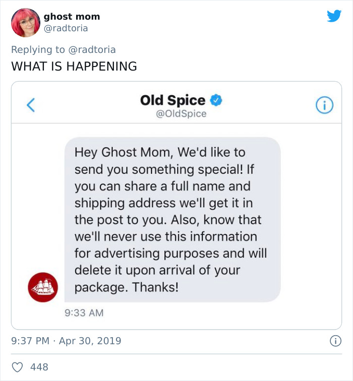Women Wish There Was Old Spice Women’s Deodorant, Come Up With A Name, And Old Spice Deliver